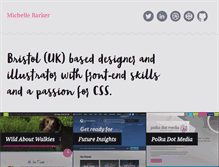 Tablet Screenshot of michellebarker.co.uk